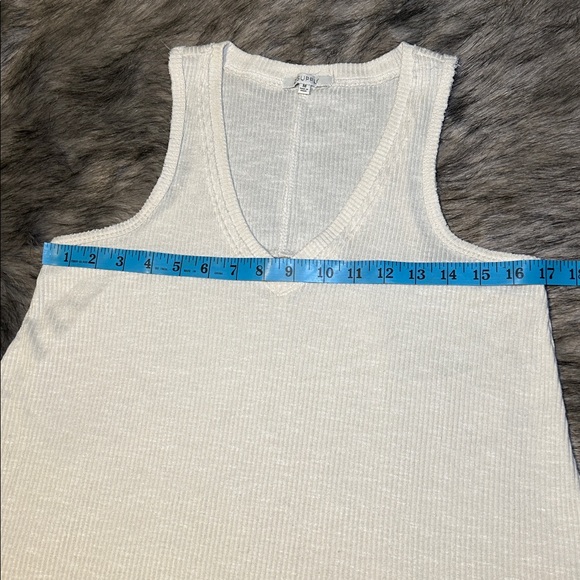 Z Supply Hacci Vagabond Ribbed Tank Size Medium Bone Cream - Picture 3 of 7